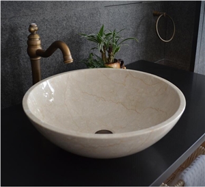 Botticino Classico Beige Marble Round Hand Made Basin,Natural Stone Basin, Kitchen Sinks, Bathroom Sinks, Wash Bowls,China Hand Made Bathroom Washing Basin,Counter Top and Vanity Top Sink, Own Factory Botticino Classico Beige Marble Round Hand Made Basin,Natural Stone Basin, Kitchen Sinks, Bathroom Sinks, Wash Bowls,China Hand Made Bathroom Washing Basin,Counter Top and Vanity Top Sink, Own Factory