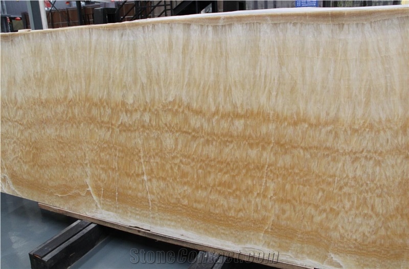 China Honey Onyx Yellow Golden Onyx A Grade Polisehd Slab