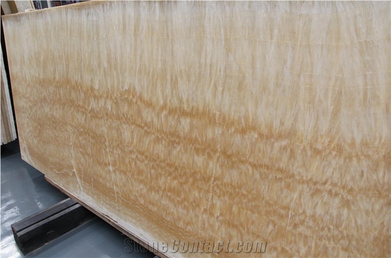 China Honey Onyx Yellow Golden Onyx A Grade Polisehd Slab