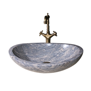 China Juparana Oval Basin,Natural Stone Basin, Kitchen Sinks, Bathroom Sinks, Wash Bowls,China Hand Made Bathroom Washing Basin,Counter Top and Vanity Top Sink, Own Factory with Ce