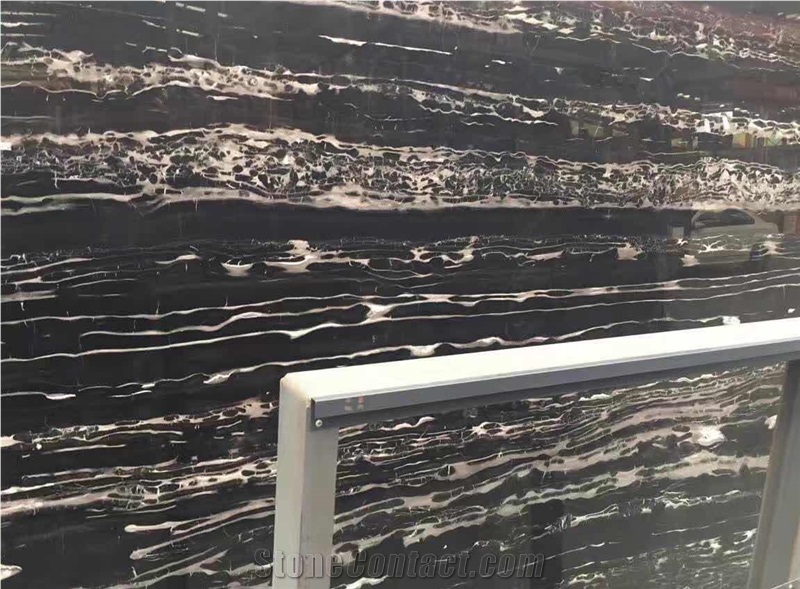China Nero Portoro Marble,Silver White Dragon Marble,Silver Portoro Marble,Silver White Marble,In China Stone