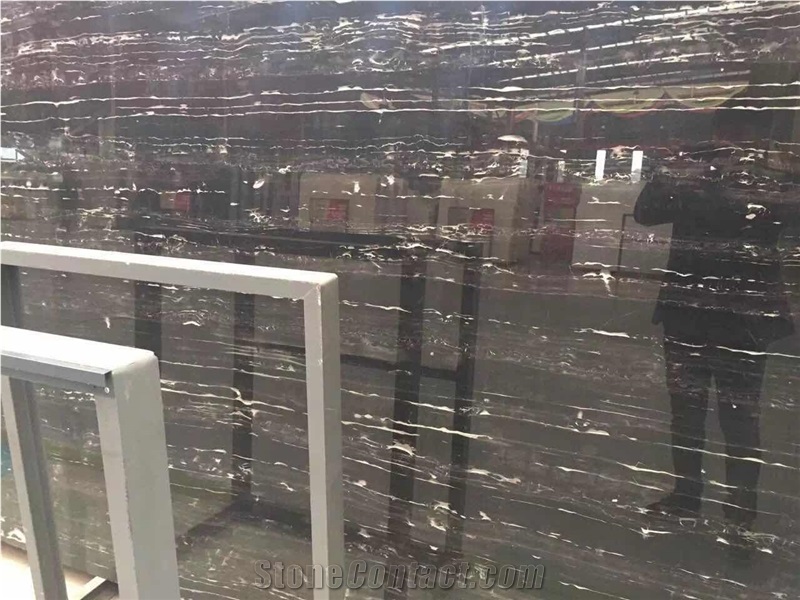China Nero Portoro Marble,Silver White Dragon Marble,Silver Portoro Marble,Silver White Marble,In China Stone