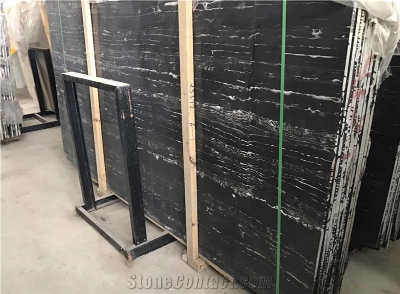 China Nero Portoro Marble,Silver White Dragon Marble,Silver Portoro Marble,Silver White Marble,In China Stone