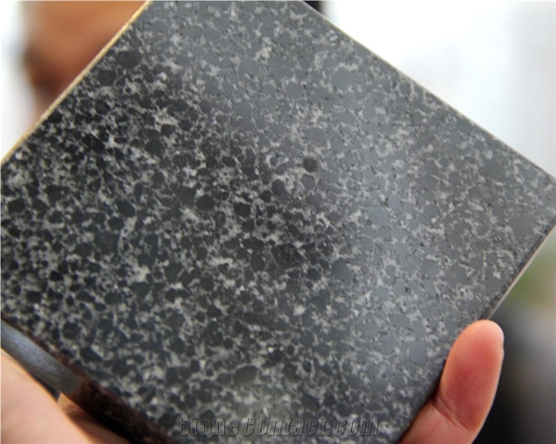 China Pearl Black Granite Black Rain For Floor Tile Use
