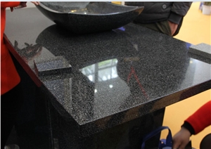 China Pearl Black Granite Black Rain For Floor Tile Use