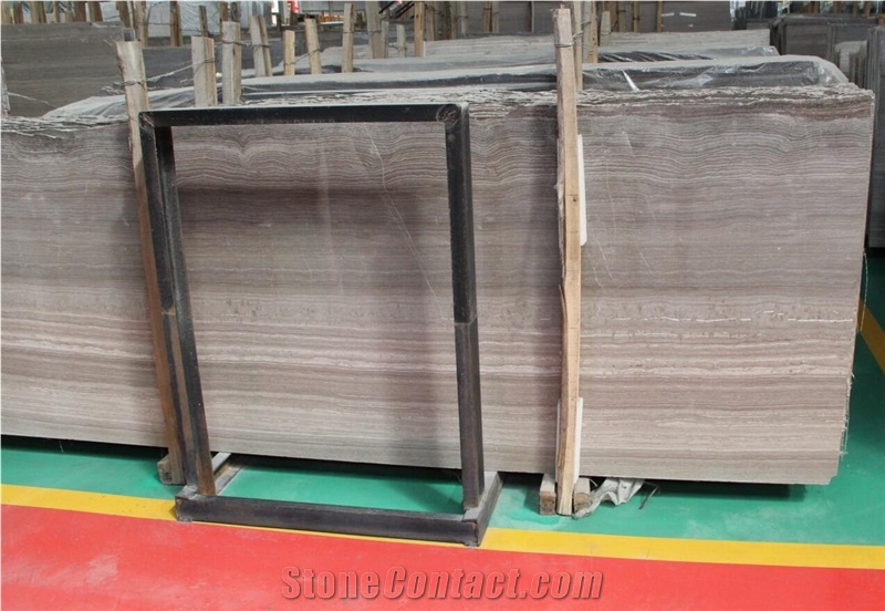 Coffee Grain Marble Wooden Brown Slab Project Floor Tile Use