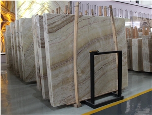 Demirci Honey Onyx Manisa Turkey White Brown Big Slab Tile