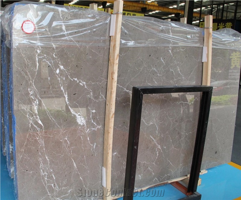 Dior Grey Marble Polished Slab For Project Tile Flooring