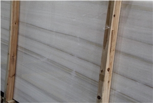 Eqvator White Marmara Ekvator Grigio Striata Polished Slab
