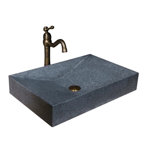G654 Middle Grey Granite Square Basin,Natural Stone Basin, Bathroom Sinks, Wash Bowls,China Hand Made Bathroom Washing Basin