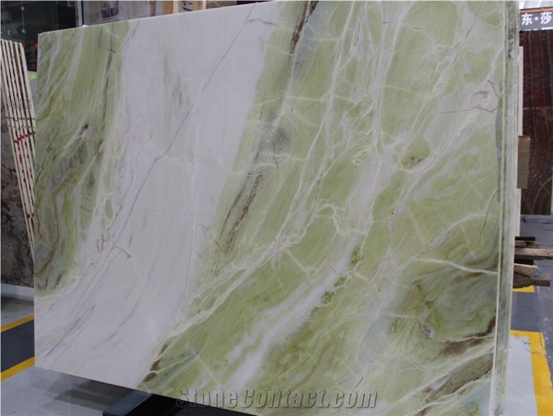 Green Onyx in China Market,Tile and Slab,Wall Cladding,A Grade Natural Stone,Own Factory and Quarry Owner with Ce Certificate,Big Gang Saw Slab in Large Stock and Cheap Price,Floor