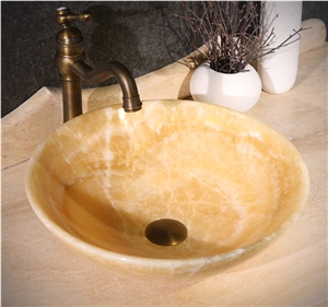 Honey Onyx Round Basins,Top Class Wash Bowls,Stone Round Sinks,Onyx Kithcen Sinks