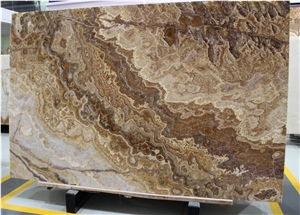 Iran Walnut Onyx Tra-Onyx Noche Brown Onix For Wall Floor Iran Walnut Onyx Tra-Onyx Noche Brown Onix For Wall Floor