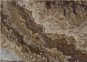 Iran Walnut Onyx Tra-Onyx Noche Brown Onix For Wall Floor