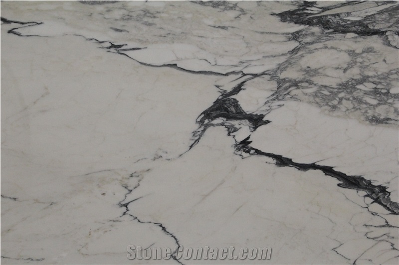 Italy Carrara Statuario Marble White Polished Slabs