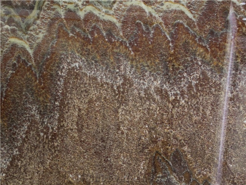 Rojo Vulcano Onix Red Onyx Wall Slab Permeable Stone