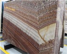 Rojo Vulcano Onix Red Onice Rosso Onyx Bookmatched Slab Tile