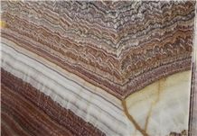 Rojo Vulcano Onix Red Onice Rosso Onyx Bookmatched Slab Tile