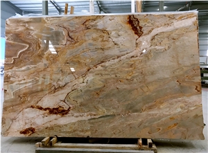 Roma Impression Marble, China Impression Series Marble, Gold and Brown Color,Tile and Slab,Wall Cladding,A Grade Natural Stone,Own Factory and Quarry with Ce Certificate,Big Gang Saw Slab