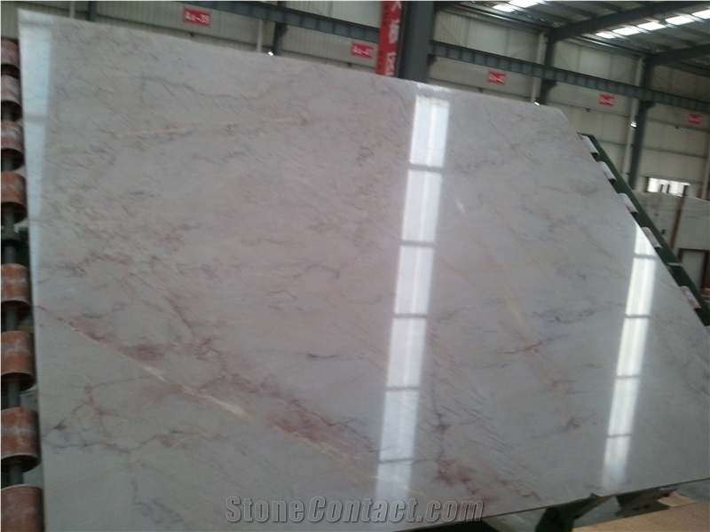 Turkey Shell Beige Marble Standard Slabs For Living Room Use