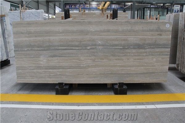 Tarvertino Silvia Slab,Silver Travertine Slab,Tile and Slab,Wall Cladding,A Grade Natural Stone,Own Factory and Quarry Owner with Ce Certificate,Big Gang Saw Slab in Large Stock and Cheap Price,Floor