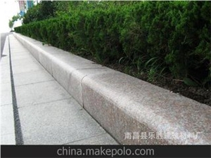 Chinese Popular Natural Stone Grey Granite Curbstone