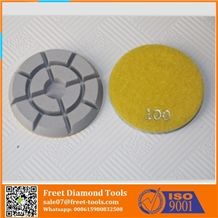 80mm-200mm Resin Bond Diamond Wet Buffing Polishing Pad for Floor Stone