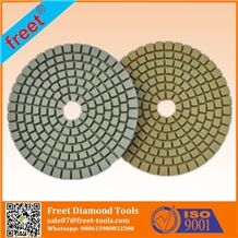 Diamond Polishing Pads 4" Wet/Dry Set for Granite Marble Tile Concrete Polishing