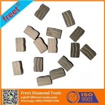 M Sharp Granite Sandstone Stone Cutting Tools Diamond Segment, Freet M Shape Diamond Segment