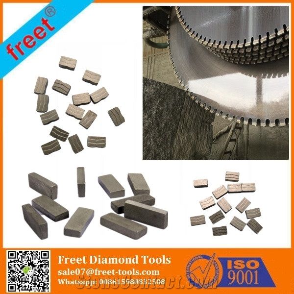 M Sharp Granite Sandstone Stone Cutting Tools Diamond Segment, Freet M Shape Diamond Segment