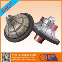 Vacuum Brazed Diamond Finger Bits for Granite,Cnc Diamond Tools