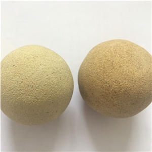 Beige Sandstone Round Ball Diameter 4 cm