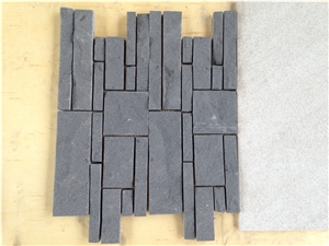 Black Sandstone Chinese Cheap Wall Cladding Cultured Stone Thin Stone Veneer Stacked Stone,Ledge Stone