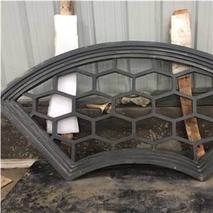 Black Sandstone Relief for Walls Sandstone Window Decor