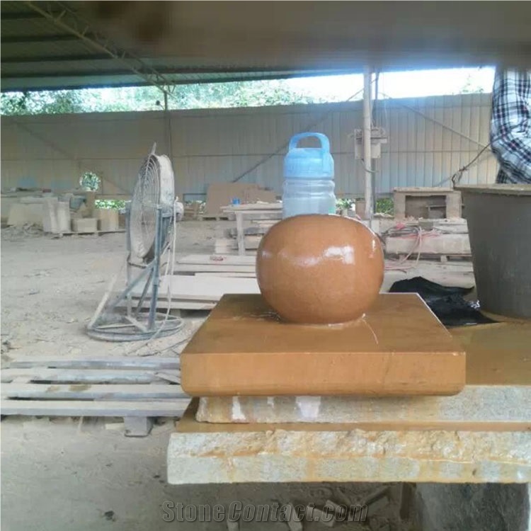 Sandstone Balustrade Pillar for Decor, Sichuan Beige Sandstone Column