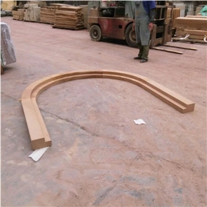 Sandstone for Window Sill and Door Sill Hand Craved Sculpture