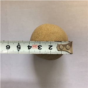 Sandstone Round Ball Sandstone Hand Made Sculpture