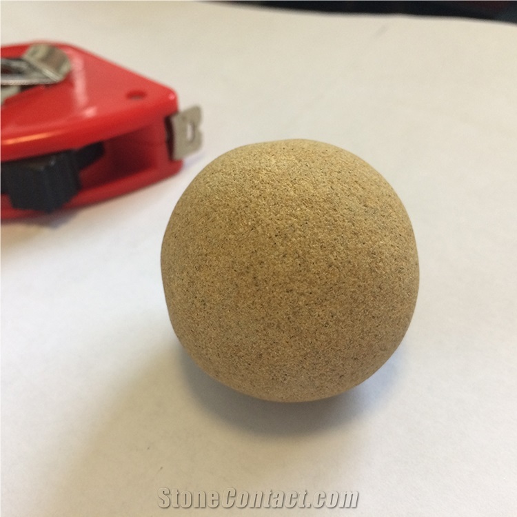 Sandstone Round Ball Sandstone Hand Made Sculpture