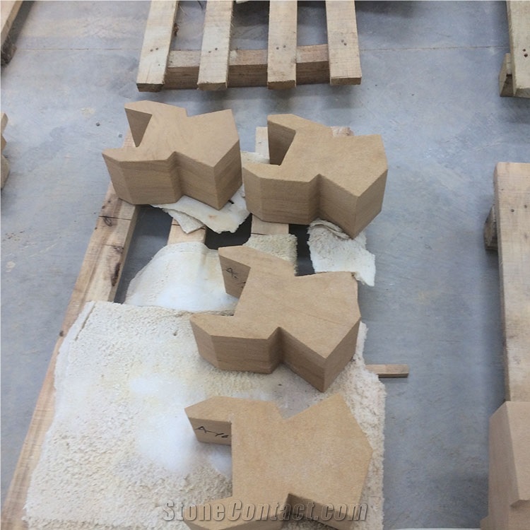 Sichuan Yellow Wood Sandstone Sculpture Stone Quoin for Building