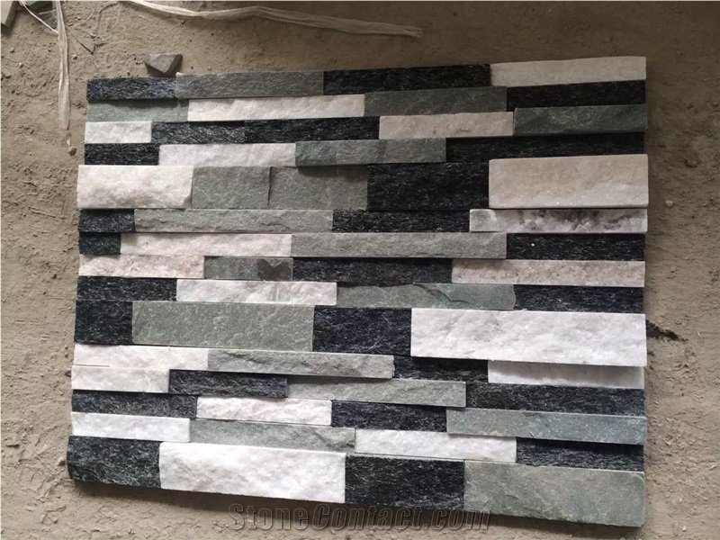 Hebei Baoding City External Wall Natural Quartzite Stone Villa Decoration Stone