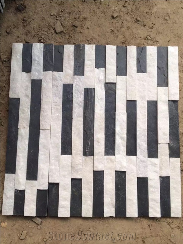 Hebei Baoding City External Wall Natural Quartzite Stone Villa Decoration Stone