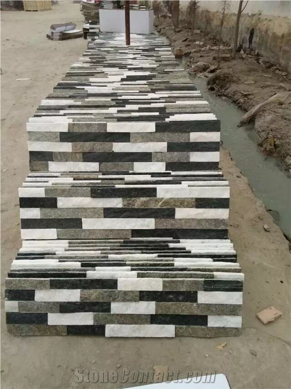 Hebei Baoding City External Wall Natural Quartzite Stone Villa Decoration Stone