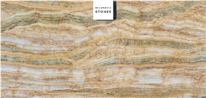 Colorful Onyx Polished Slabs, Wooden Onyx