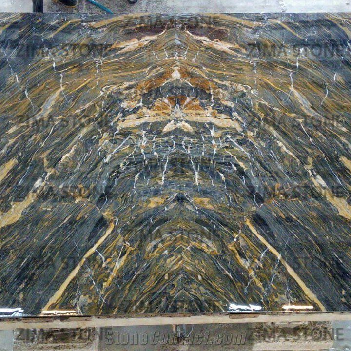 Iran Blue Marble Slabs & Tiles