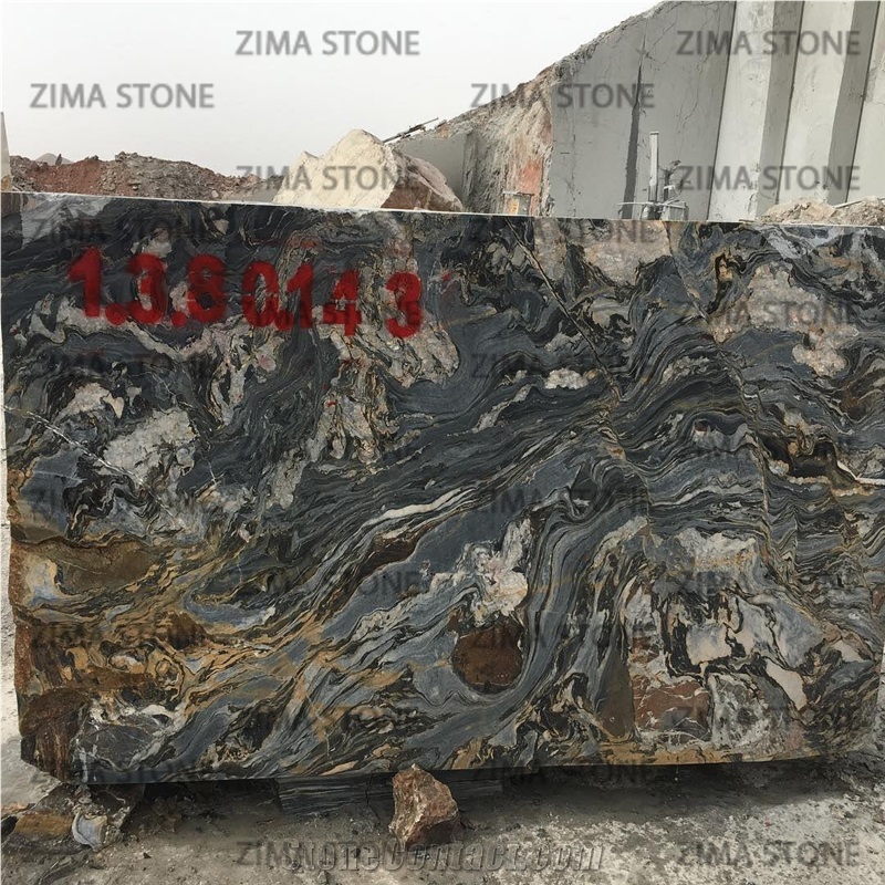 Iran Blue Marble Slabs & Tiles