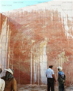 Persian Rosso Alicante Marble Blocks