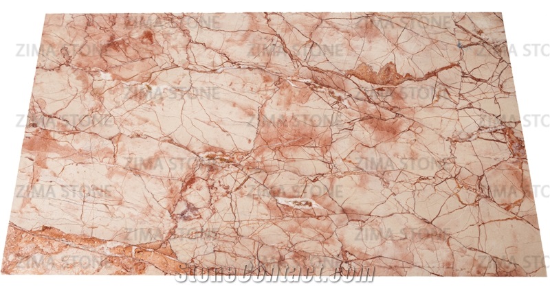 Rozita Light Rose, Rosalia Red Marble Block