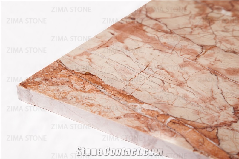 Rozita Light Rose, Rosalia Red Marble Block