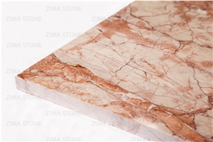 Rozita Light Rose, Rosalia Red Marble Block