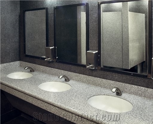 Dsp Corian Platinum Solid Surface Commercial Bath Top